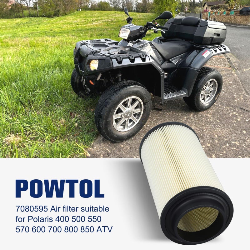 Powtol 7080595 Air Filter for Polaris Sportsman 500 570 800 700 850 400 550 600 1000 Scrambler Magnum ATV Parts 7082101 - Image 2
